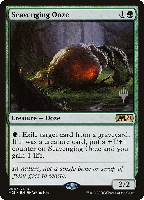 Magic the Gathering Card - Scavenging Ooze - MTG Circle