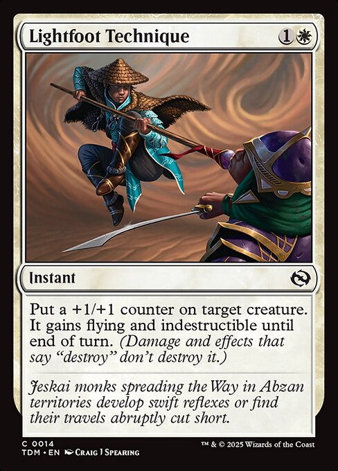 Magic the Gathering Card - Lightfoot Technique - MTG Circle