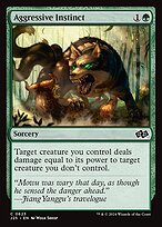 Magic the Gathering Card - Aggressive Instinct - MTG Circle