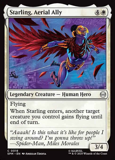 Magic the Gathering Card - Starling, Aerial Ally - MTG Circle