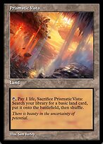 Magic the Gathering Card - Prismatic Vista - MTG Circle