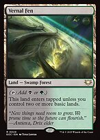 Magic the Gathering Card - Vernal Fen - MTG Circle