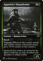 Magic the Gathering Card - Apprentice Sharpshooter - MTG Circle