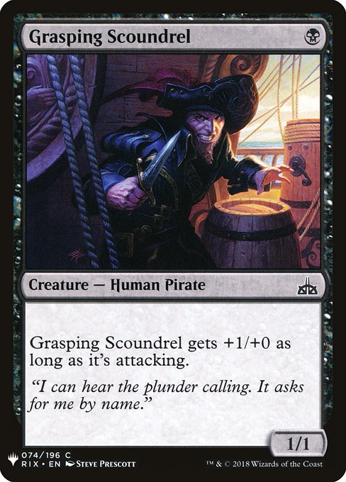 Magic the Gathering Card - Grasping Scoundrel - MTG Circle