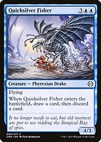 Magic the Gathering Card - Quicksilver Fisher - MTG Circle