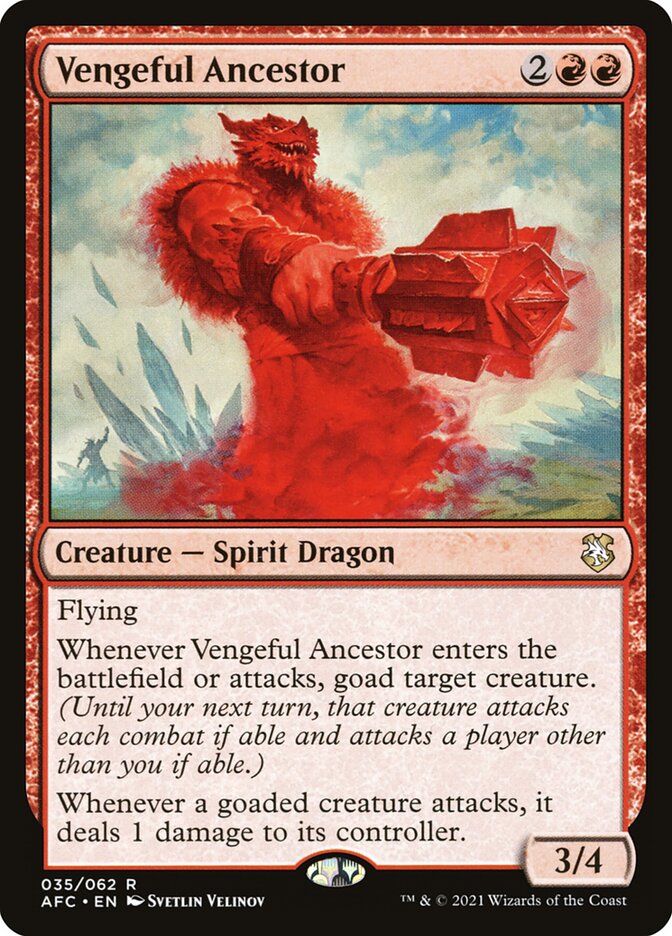 Magic the Gathering Card - Vengeful Ancestor - MTG Circle