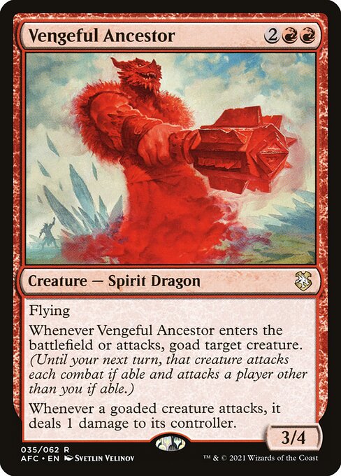 Magic the Gathering Card - Vengeful Ancestor - MTG Circle