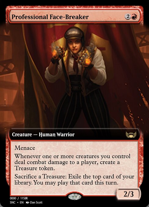 Magic the Gathering Card - Professional Face-Breaker - MTG Circle