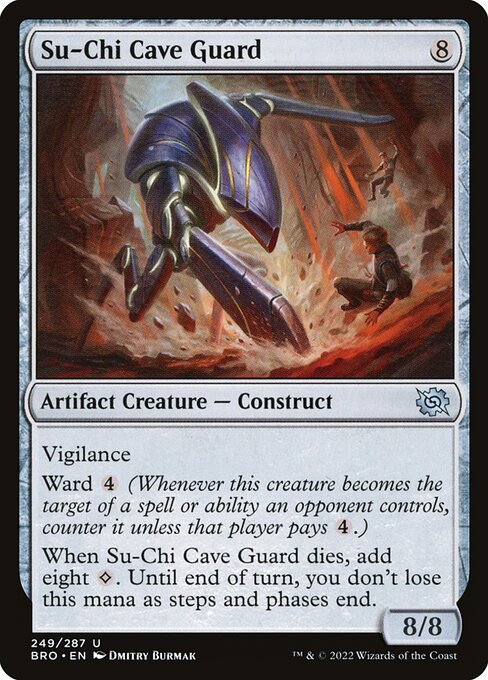 Magic the Gathering Card - Su-Chi Cave Guard - MTG Circle