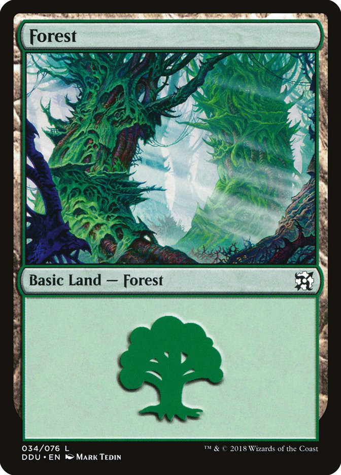 Magic the Gathering Card - Forest - MTG Circle
