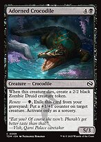 Magic the Gathering Card - Adorned Crocodile - MTG Circle