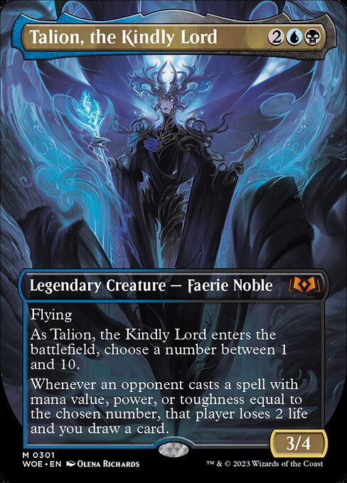 Magic the Gathering Card - Talion, the Kindly Lord - MTG Circle
