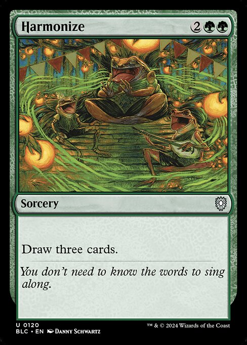 Magic the Gathering Card - Harmonize - MTG Circle