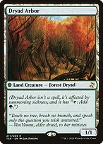 Magic the Gathering Card - Dryad Arbor - MTG Circle