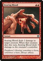 Magic the Gathering Card - Searing Blood - MTG Circle