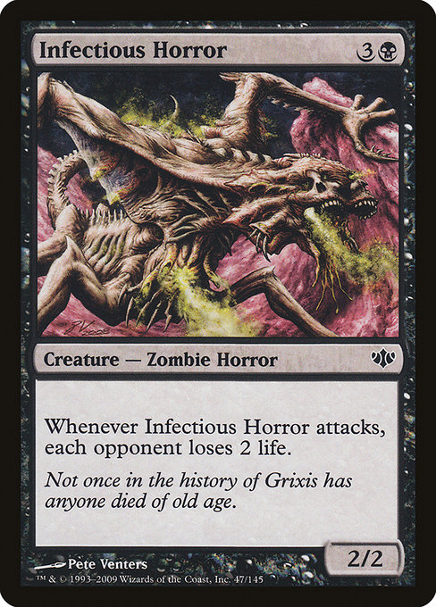 Magic the Gathering Card - Infectious Horror - MTG Circle