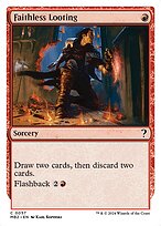 Magic the Gathering Card - Faithless Looting - MTG Circle