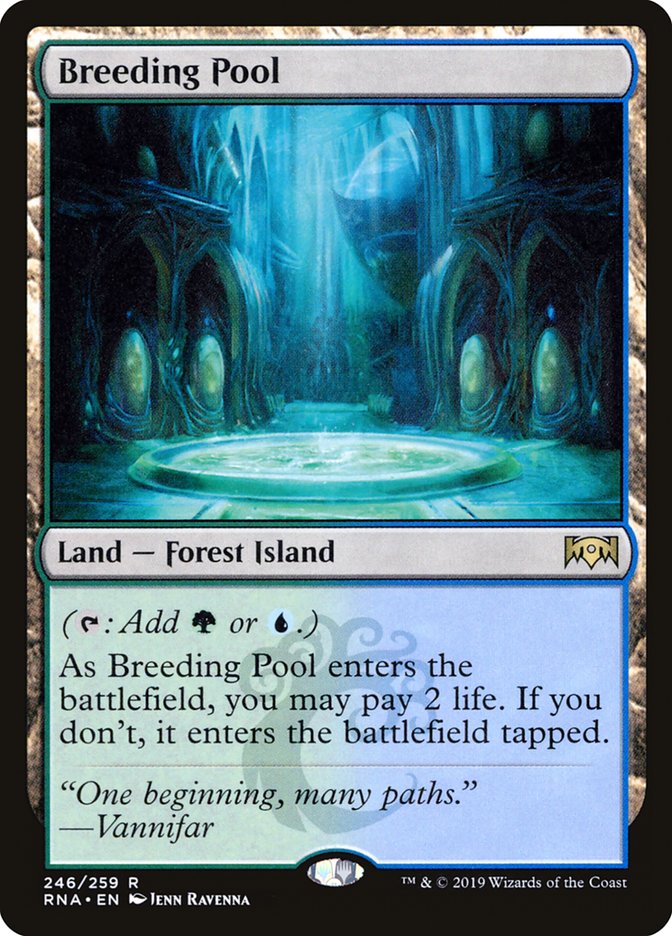 Magic the Gathering Card - Breeding Pool - MTG Circle