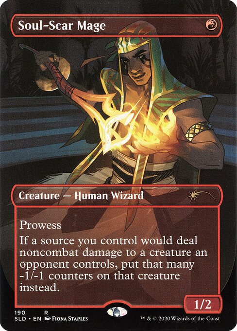 Magic the Gathering Card - Soul-Scar Mage - MTG Circle