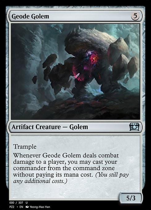 Magic the Gathering Card - Geode Golem - MTG Circle