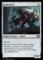 Magic the Gathering Card - Geode Golem - MTG Circle