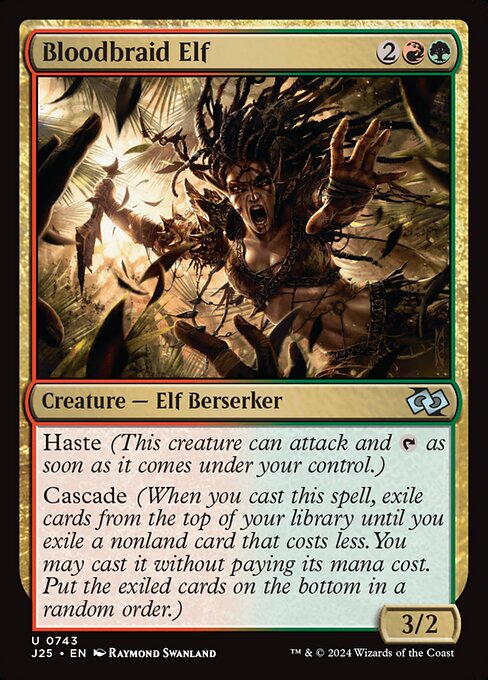 Magic the Gathering Card - Bloodbraid Elf - MTG Circle