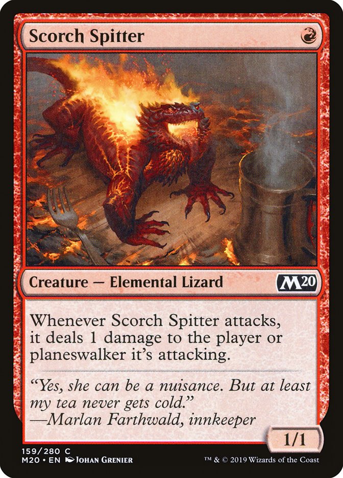 Magic the Gathering Card - Scorch Spitter - MTG Circle