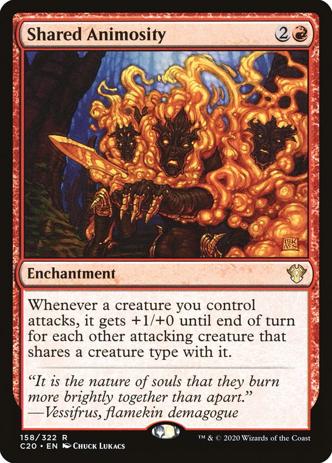 Magic the Gathering Card - Shared Animosity - MTG Circle