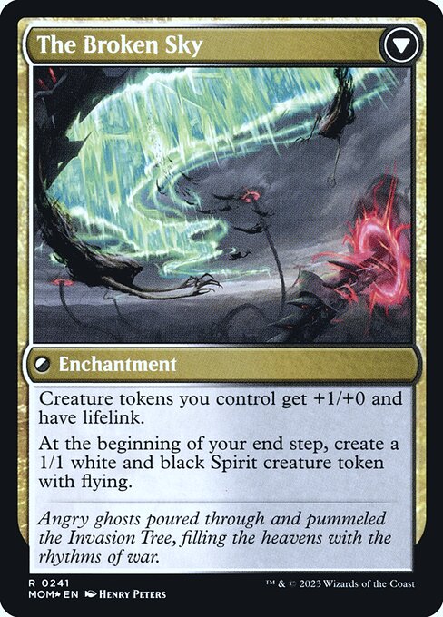 Magic the Gathering Card - The Broken Sky - MTG Circle