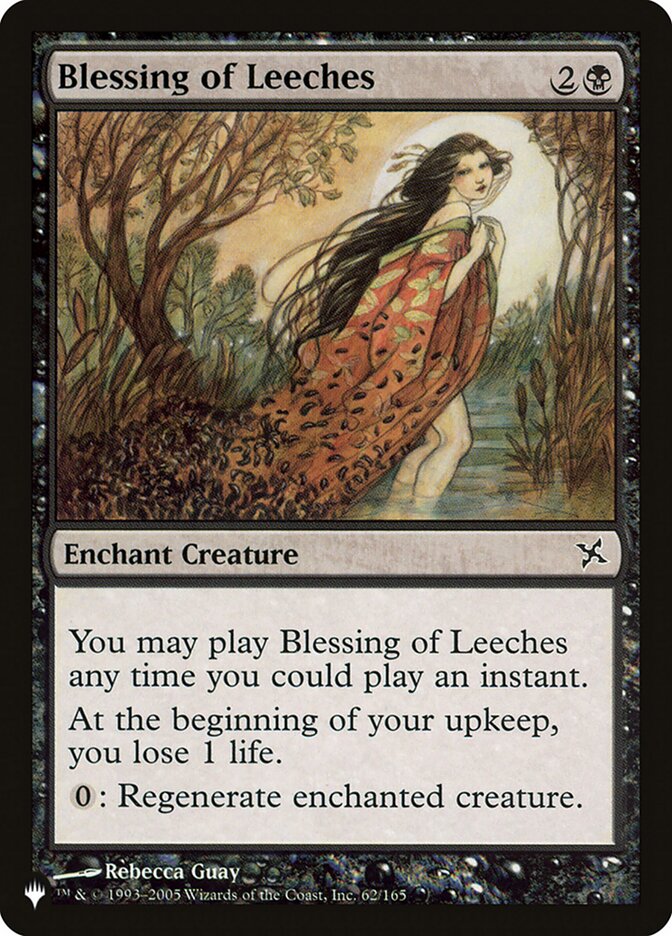 Magic the Gathering Card - Blessing of Leeches - MTG Circle
