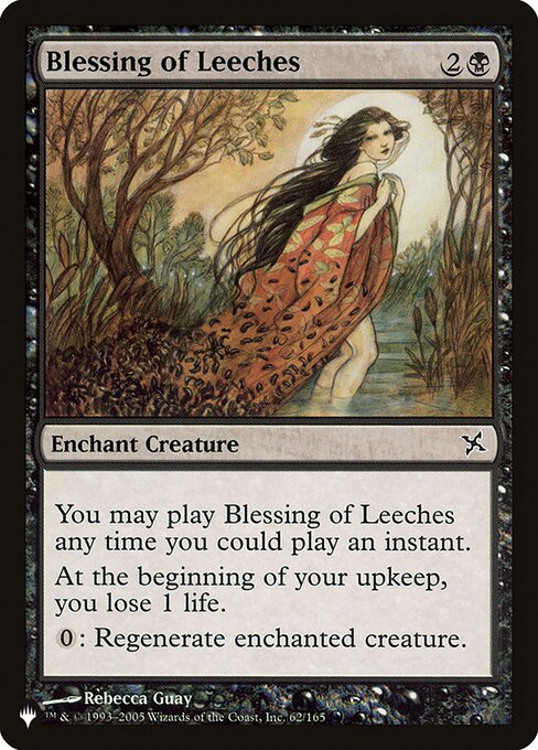 Magic the Gathering Card - Blessing of Leeches - MTG Circle