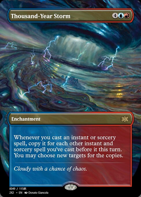 Magic the Gathering Card - Thousand-Year Storm - MTG Circle