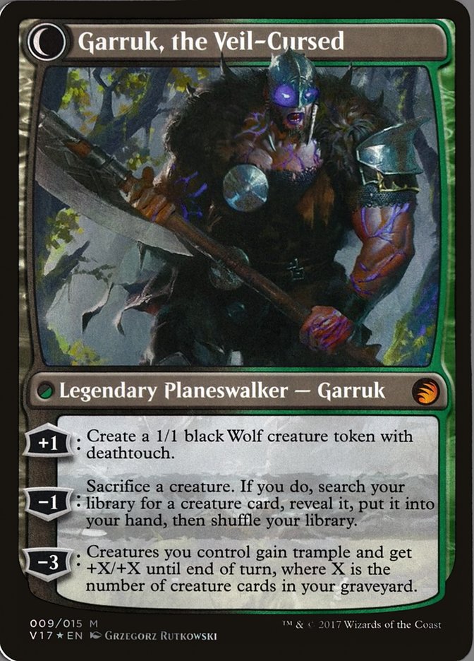 Magic the Gathering Card - Garruk, the Veil-Cursed - MTG Circle