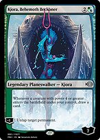 Magic the Gathering Card - Kiora, Behemoth Beckoner - MTG Circle