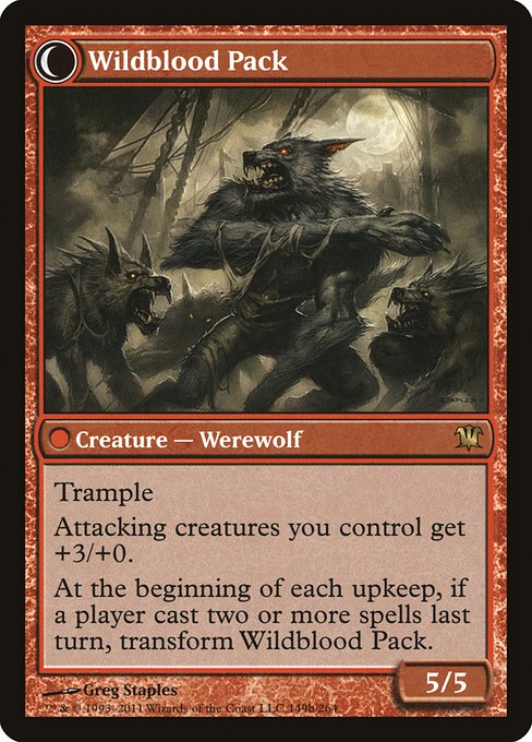 Magic the Gathering Card - Wildblood Pack - MTG Circle