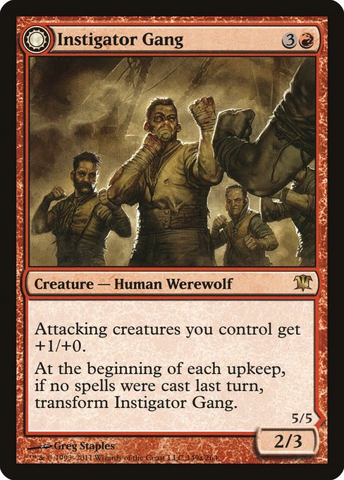 Magic the Gathering Card - Instigator Gang - MTG Circle