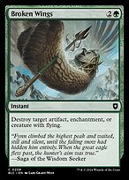 Magic the Gathering Card - Broken Wings - MTG Circle