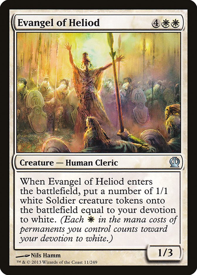 Magic the Gathering Card - Evangel of Heliod - MTG Circle