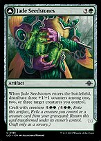 Magic the Gathering Card - Jade Seedstones // Jadeheart Attendant - MTG Circle