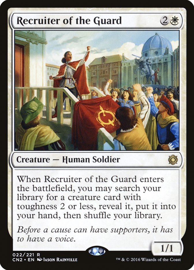 Magic the Gathering Card - Recruiter of the Guard - MTG Circle