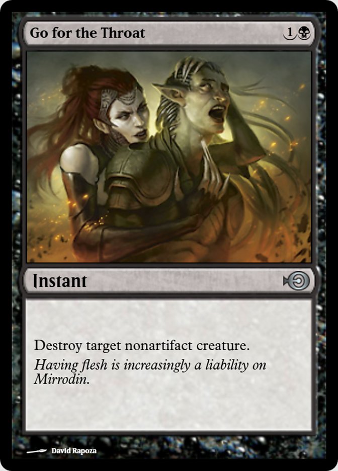 Magic the Gathering Card - Go for the Throat - MTG Circle