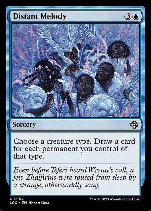 Magic the Gathering Card - Distant Melody - MTG Circle