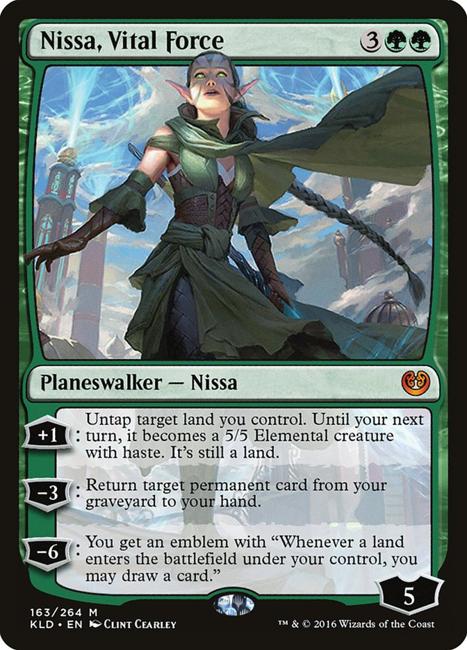 Magic the Gathering Card - Nissa, Vital Force - MTG Circle