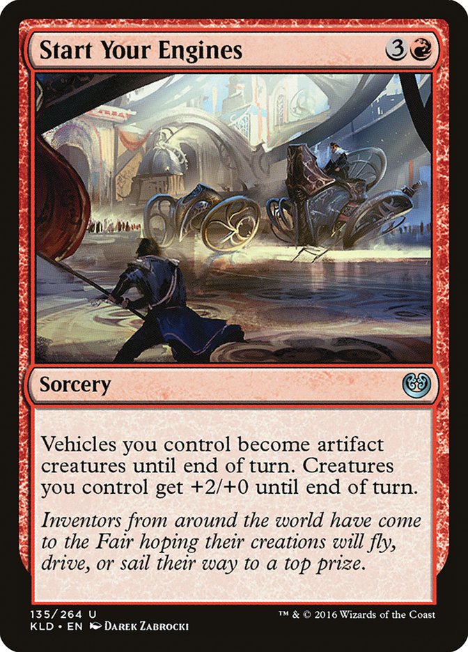 Magic the Gathering Card - Start Your Engines - MTG Circle