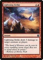Magic the Gathering Card - Lightning Strike - MTG Circle