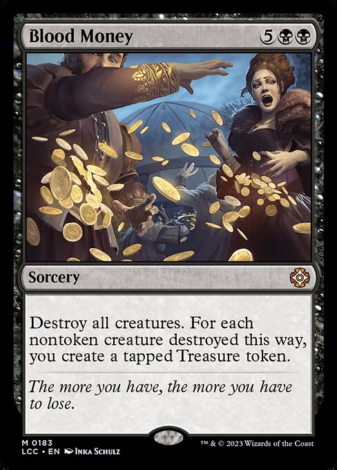 Magic the Gathering Card - Blood Money - MTG Circle
