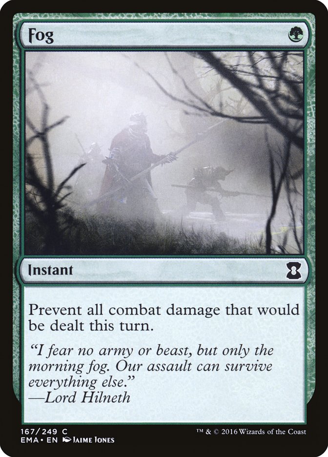 Magic the Gathering Card - Fog - MTG Circle