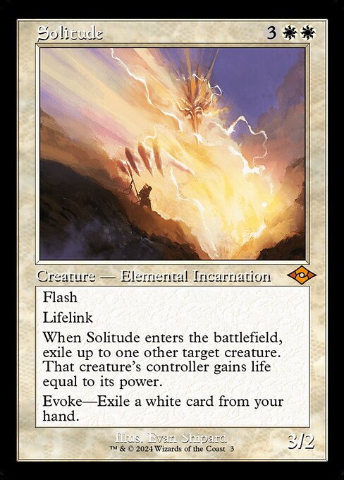 Magic the Gathering Card - Solitude - MTG Circle