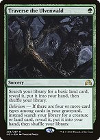 Magic the Gathering Card - Traverse the Ulvenwald - MTG Circle