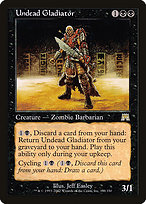 Magic the Gathering Card - Undead Gladiator - MTG Circle